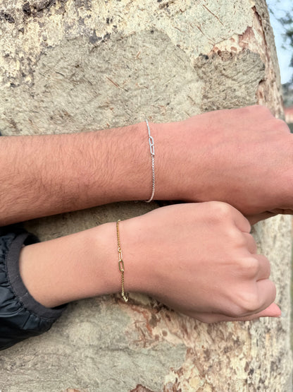 Minimal eternity bracelets