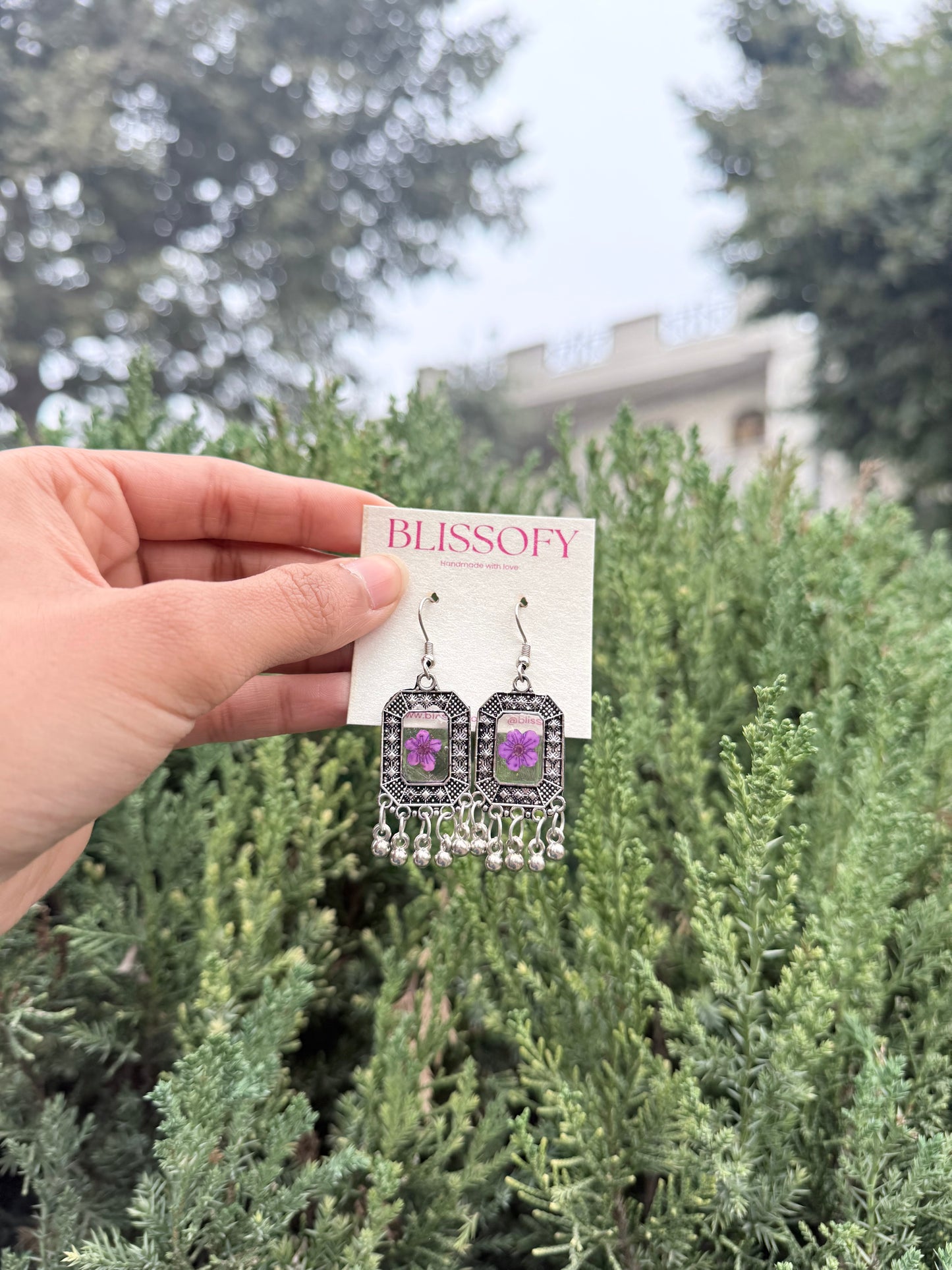 Mini cutie purple jhumki