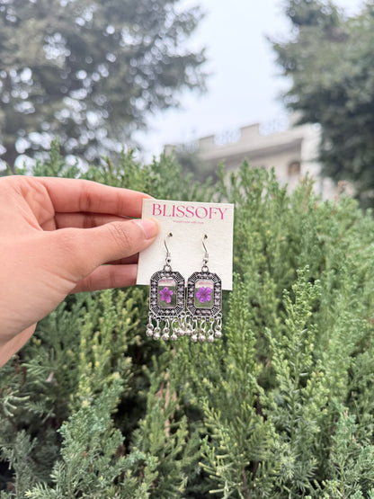 Mini cutie purple jhumki