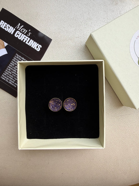 Violet dusk cufflinks