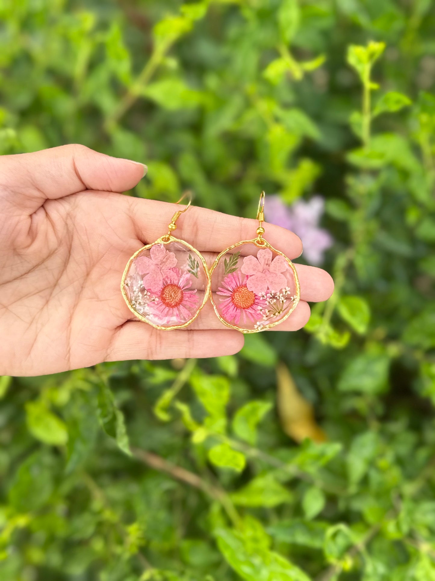 Blush botanica earrings