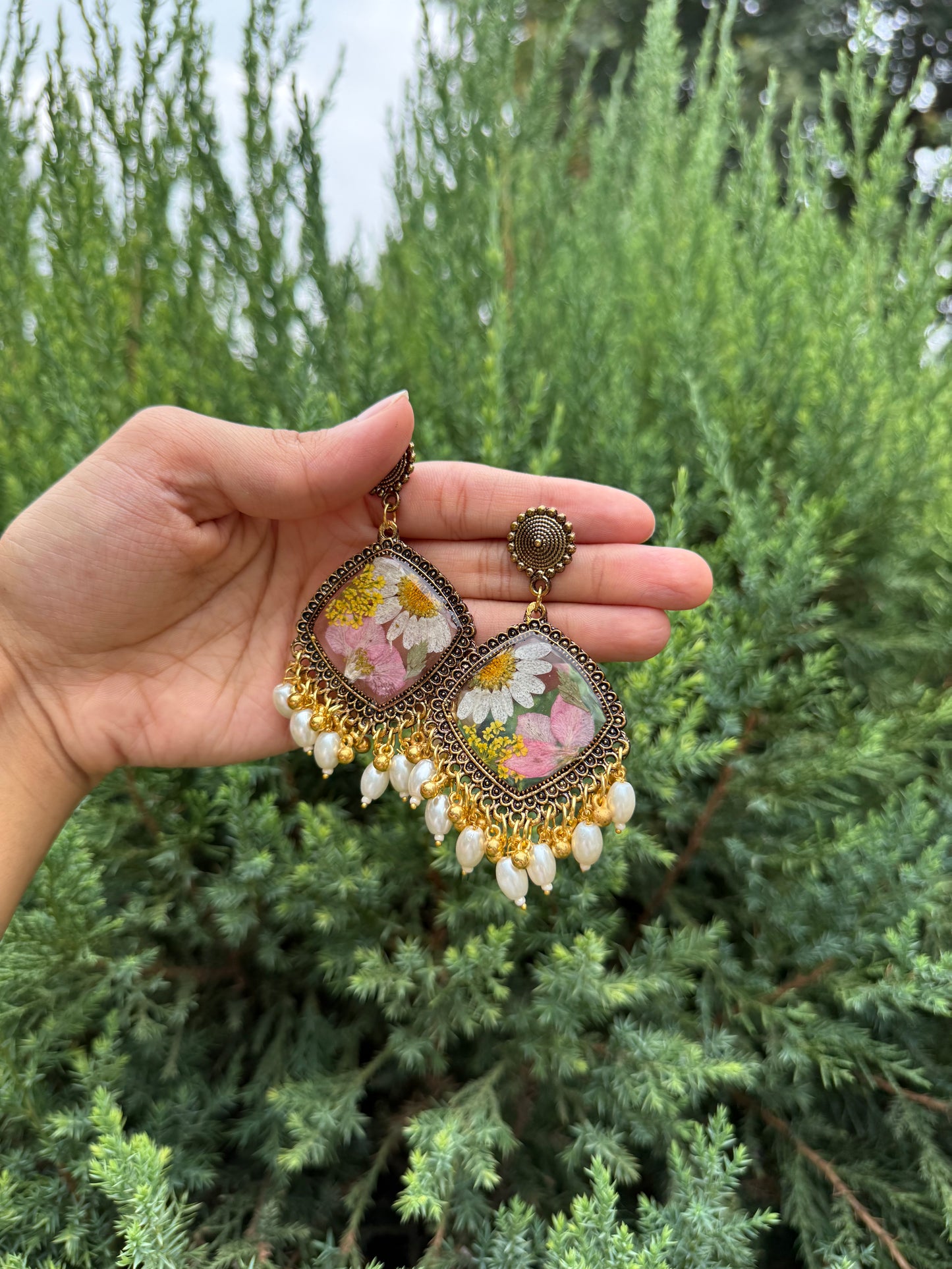 Innaya pearl jhumkas