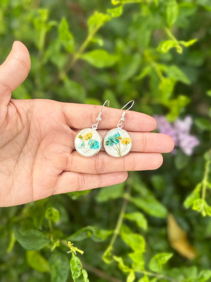 Baby breath earrings