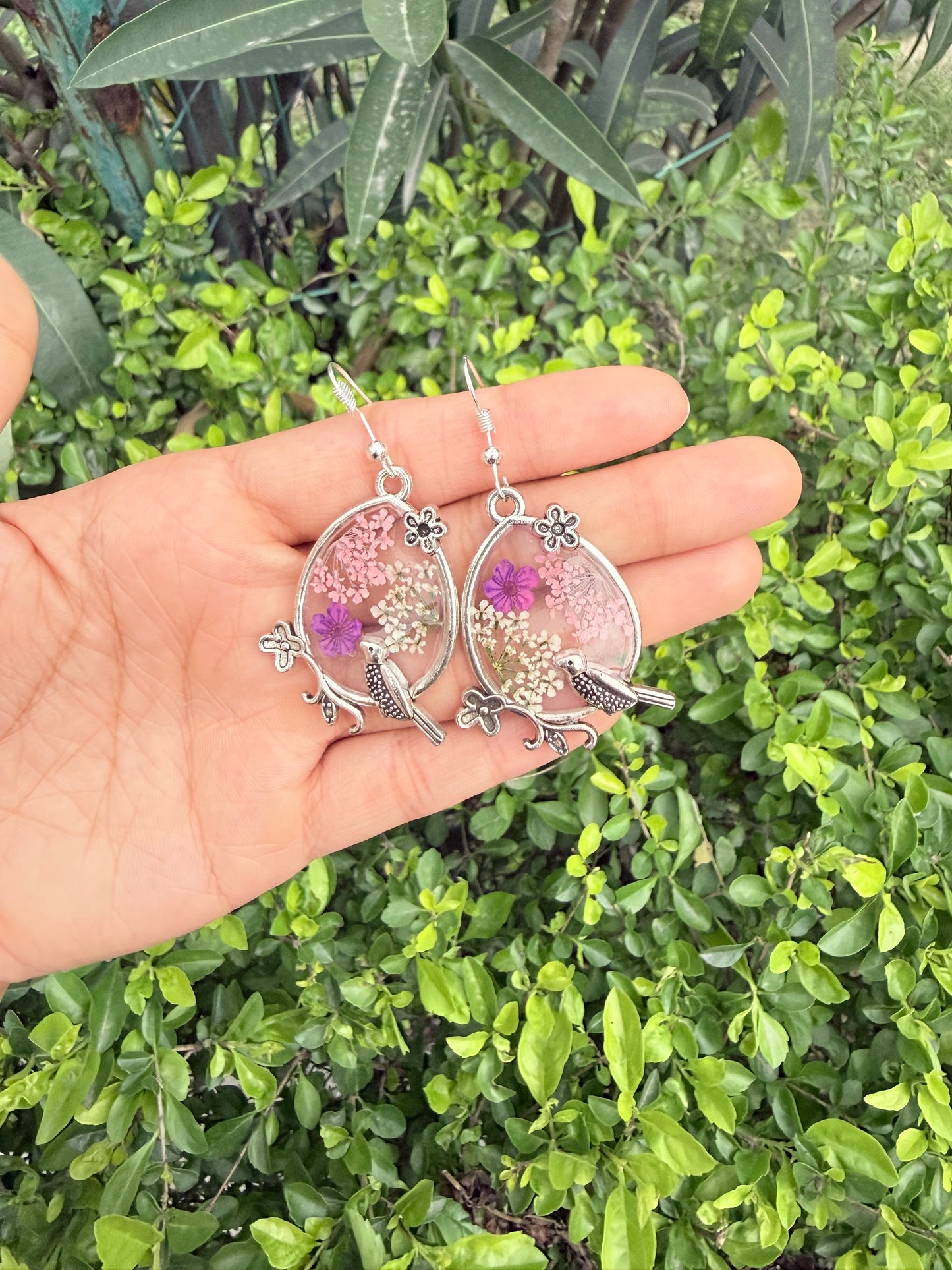 Petal nest earrings