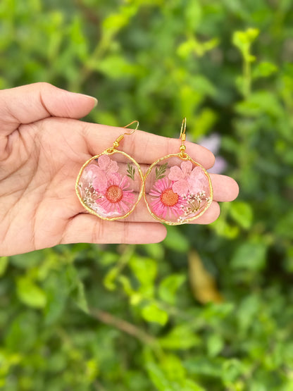 Blush botanica earrings