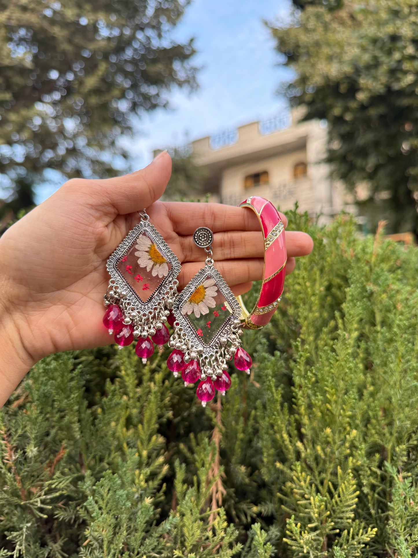 Noor jhumka & bangle