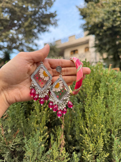 Noor jhumka & bangle
