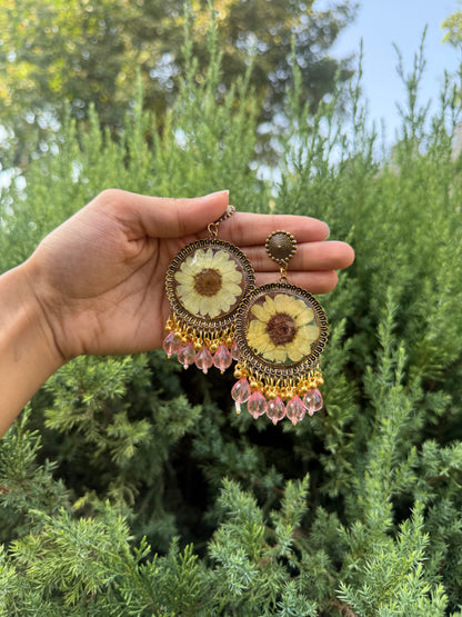 Sunflower jhumkas