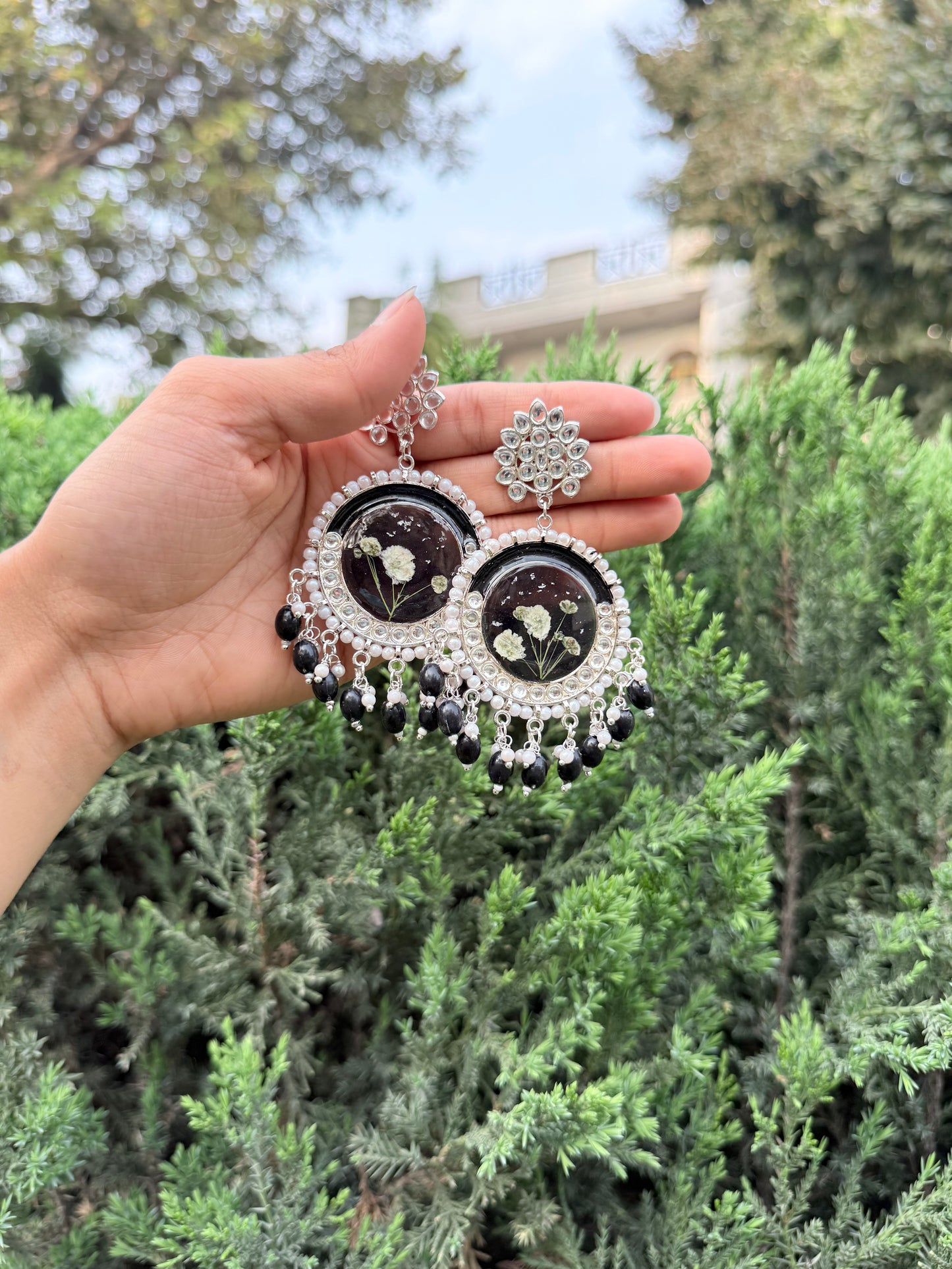 Royal black breath Jhumka