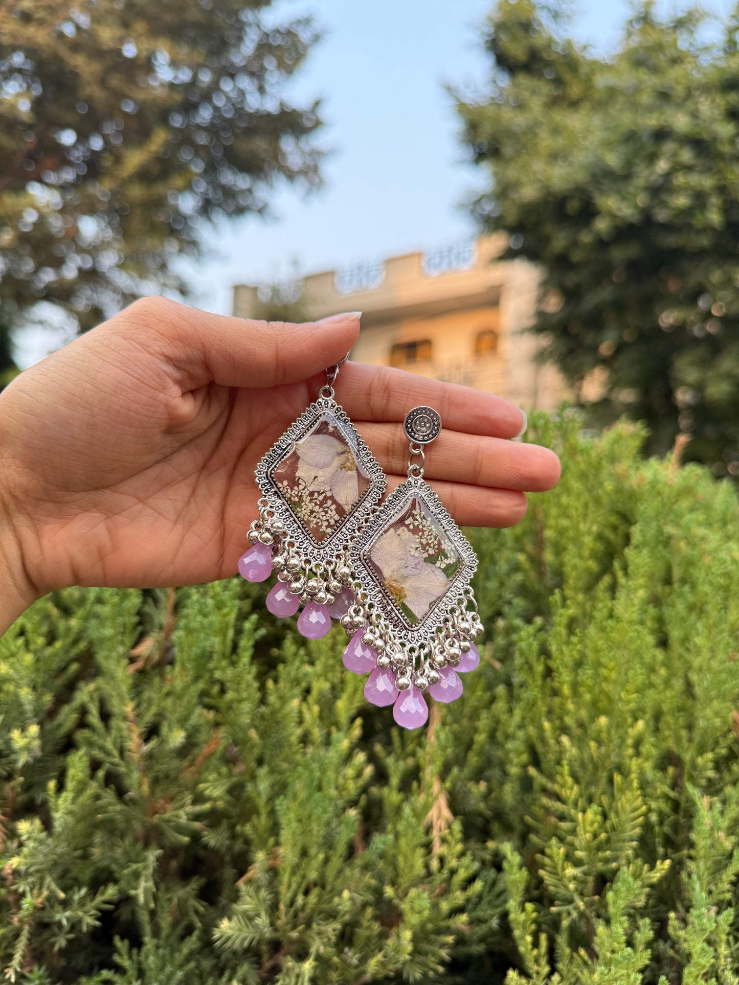 Prettiest lav jhumka