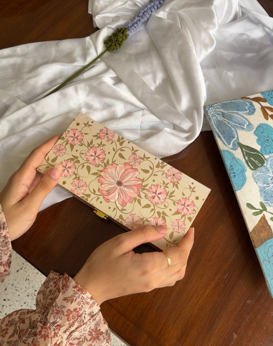 Pastel green gift box