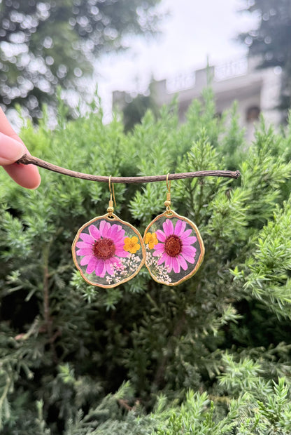 Petal poetry earrings