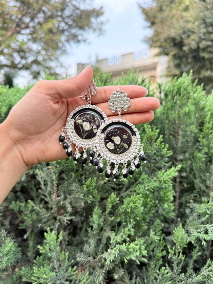 Royal black breath Jhumka