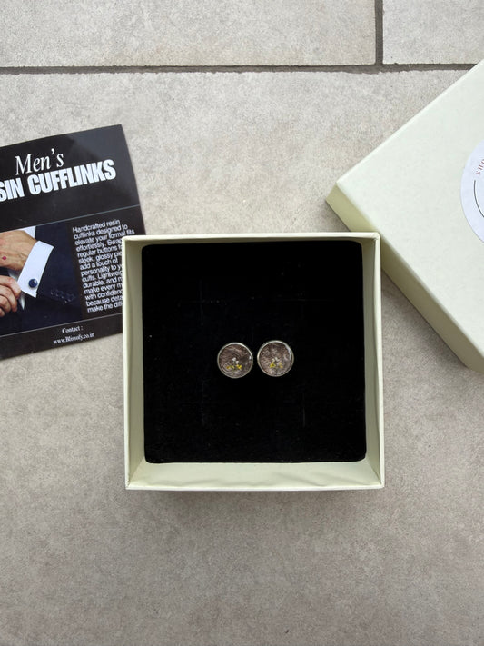 Dusky bloom cufflink