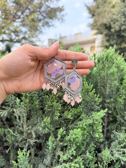 Pastel lav jhumka