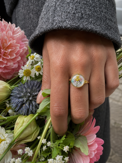 Tree of wishes ring