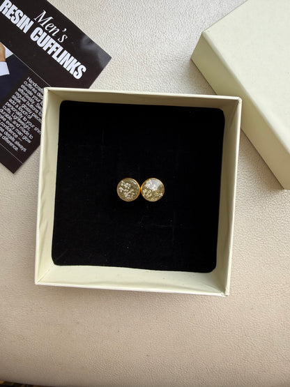 Crimson cufflinks