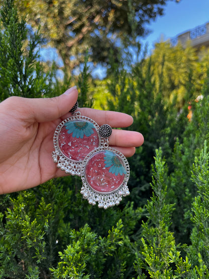 Pink lush jhumka