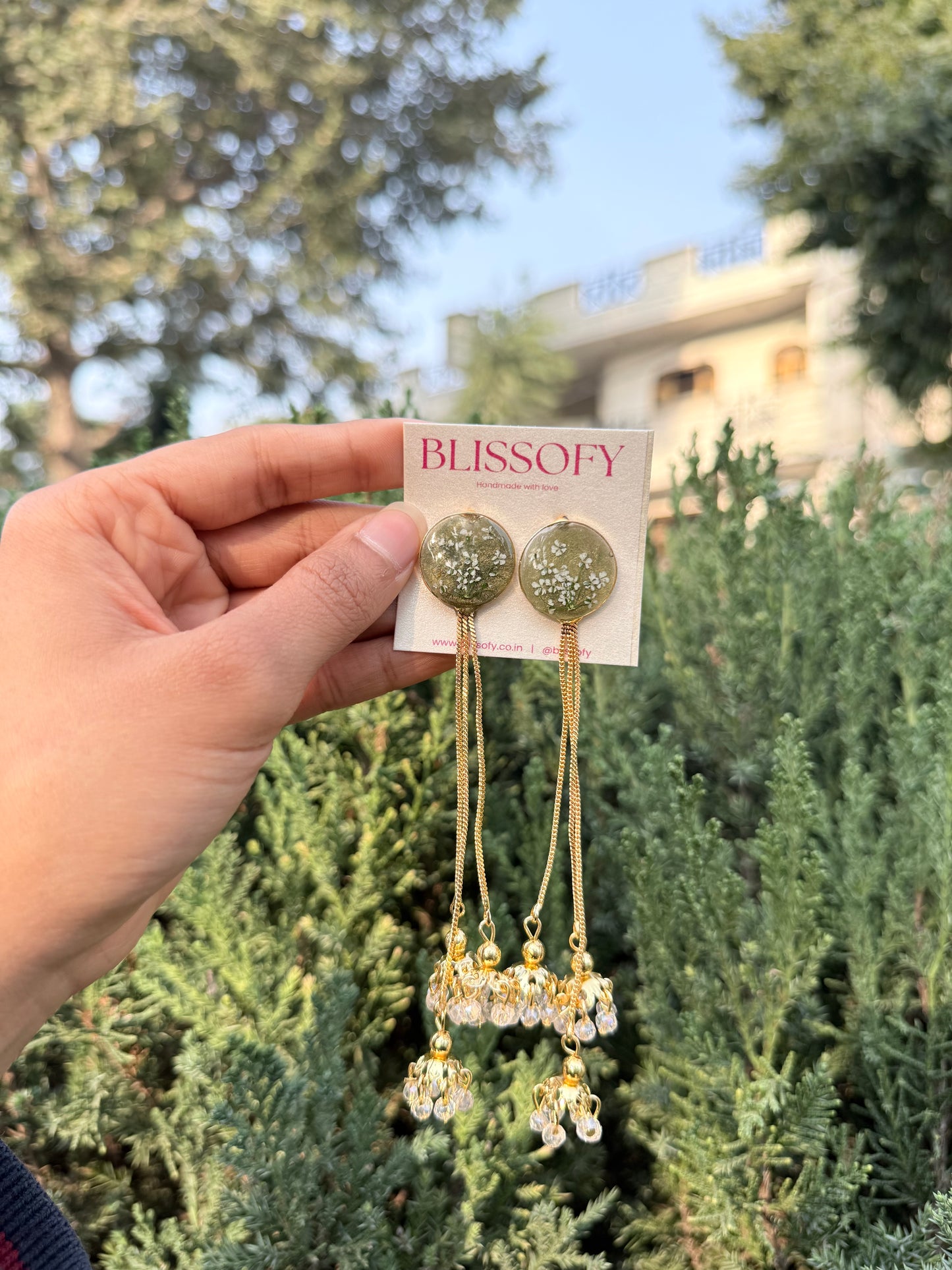 Meadow drop earrings