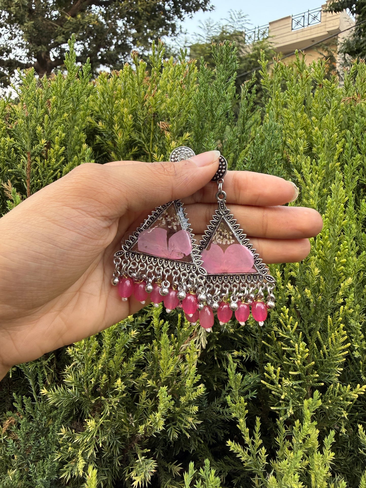 Mini anne lace jhumkas