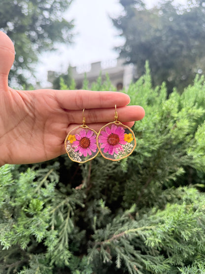 Petal poetry earrings