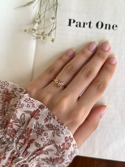 Mini butterfly ring