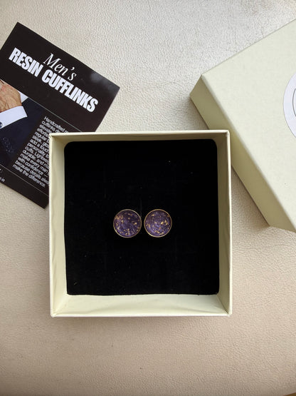 Violet dusk cufflinks