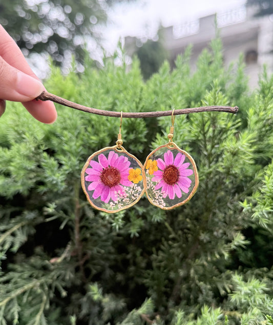 Petal poetry earrings