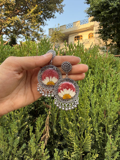 Mini cherry jhumkas
