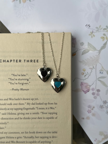 Vintage heart lockets