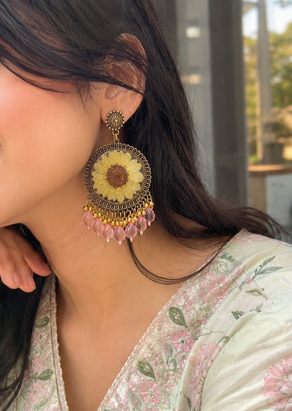 Sunflower jhumkas