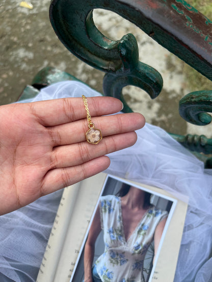 Minimalist  hexagon pendant