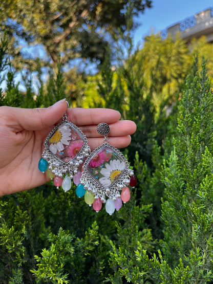 Rainbow bliss jhumkas