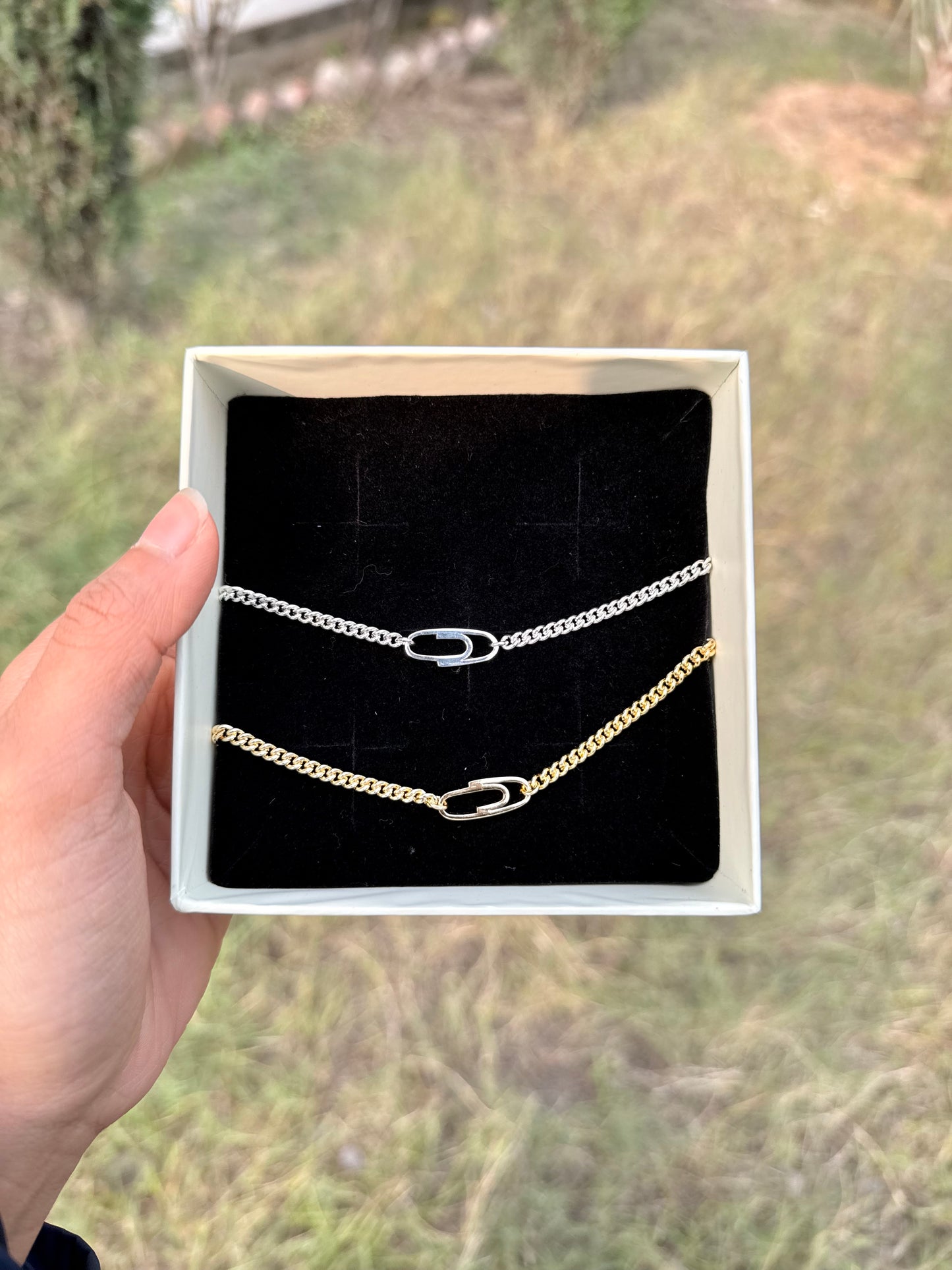 Nautical link matching bracelets