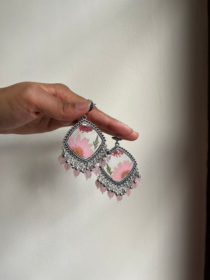 Elegant daisy jhumka ( without beads)