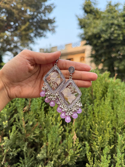 Prettiest lav jhumka