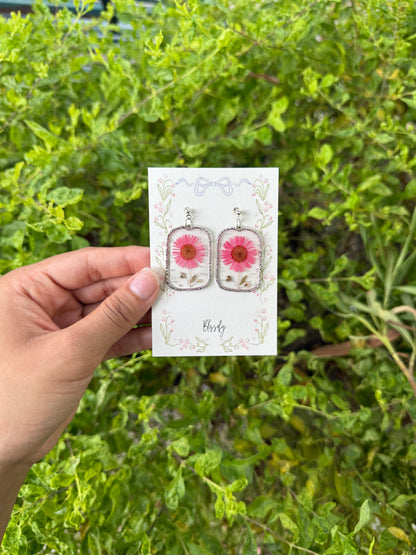 Aster bloom earrings