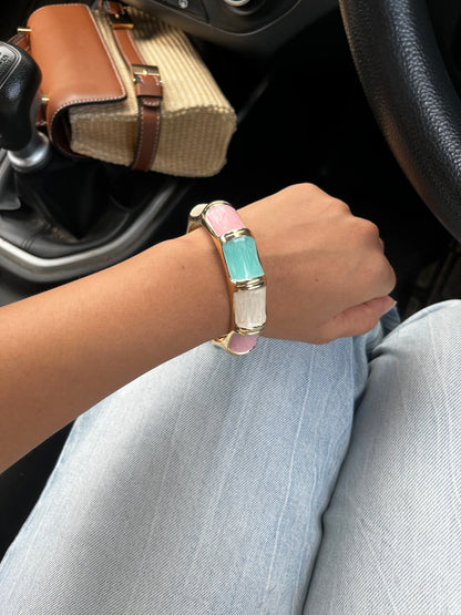 Cotton candy luxe bangle