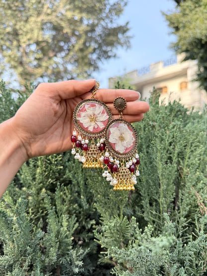 Ivory kashmiri jhumka