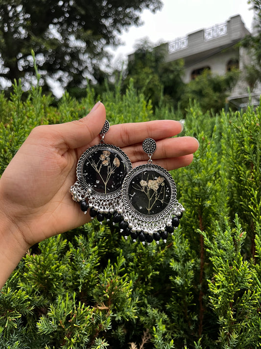 Black mist jhumkas