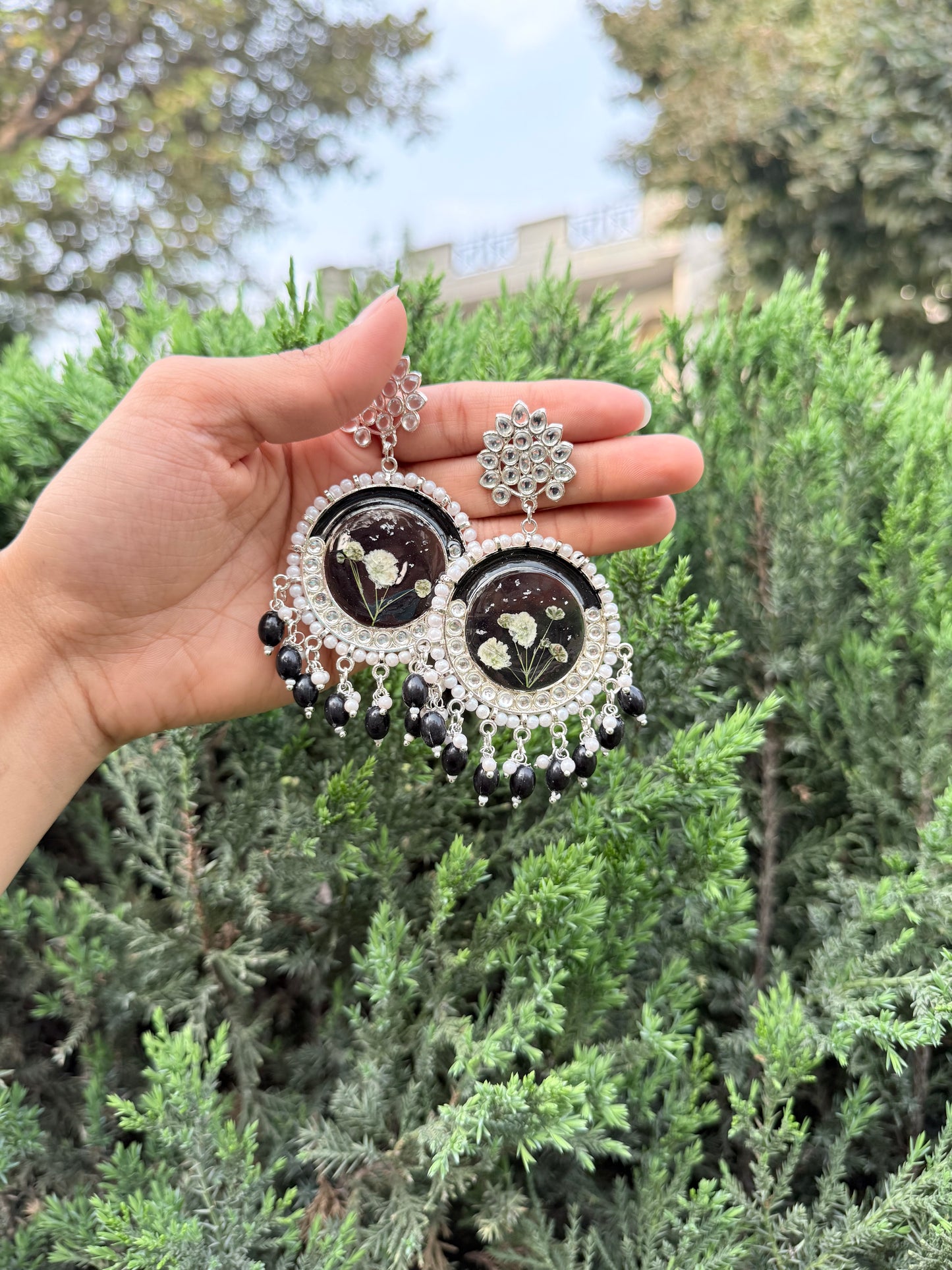 Royal black breath Jhumka