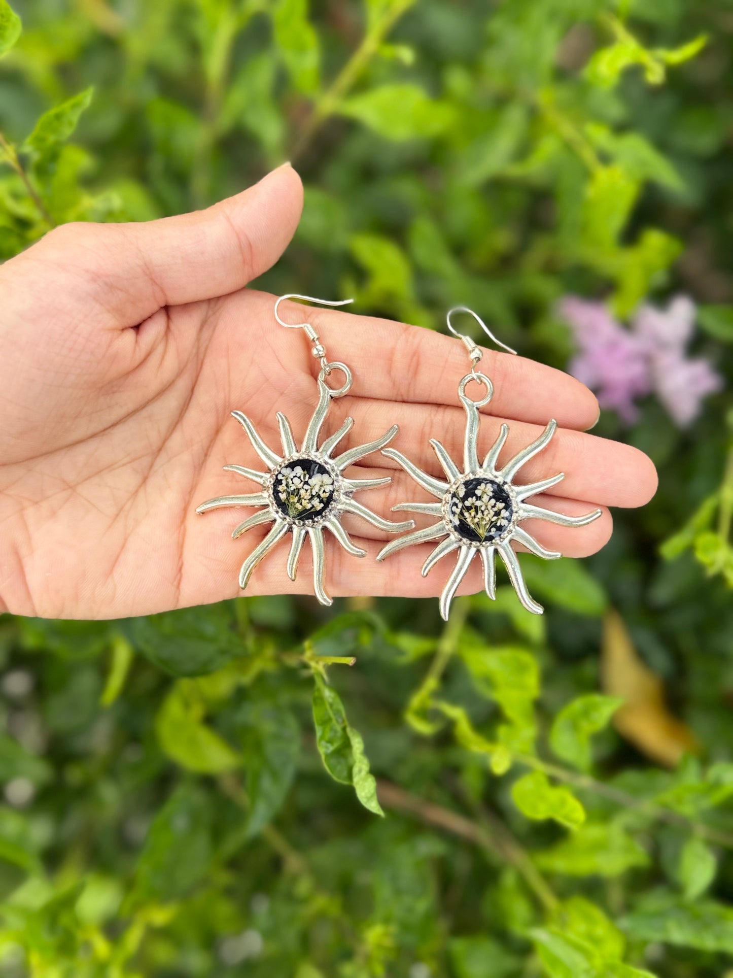 Sunlit flora earrings