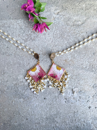 Phoolkari ear cuff Jhumka