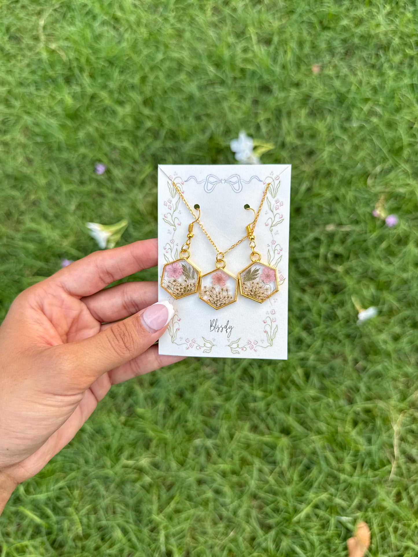 Blush garden set