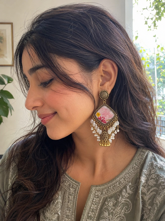 Gul kashmiri jhumkas