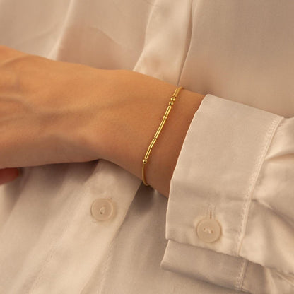 Morse code bracelet