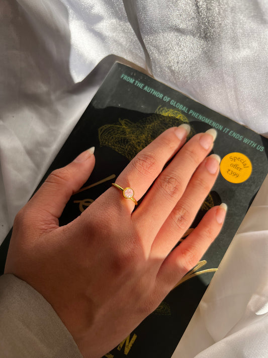 Tiny Baby pink  ring