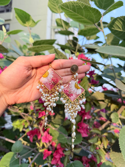 Phoolkari ear cuff Jhumka