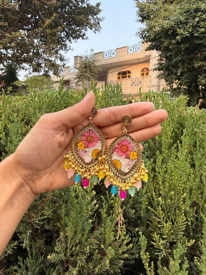 Rangoli jhumka