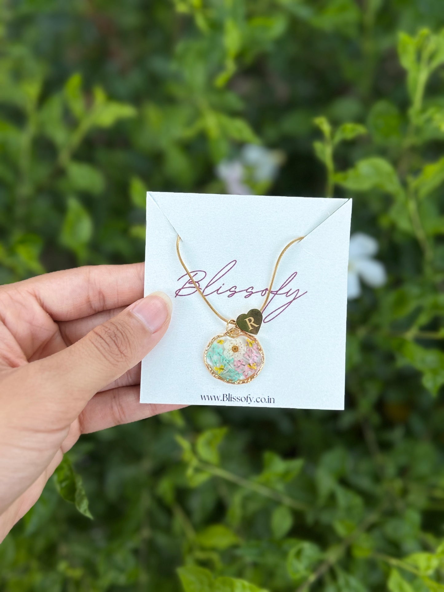 Ophelia initial necklace